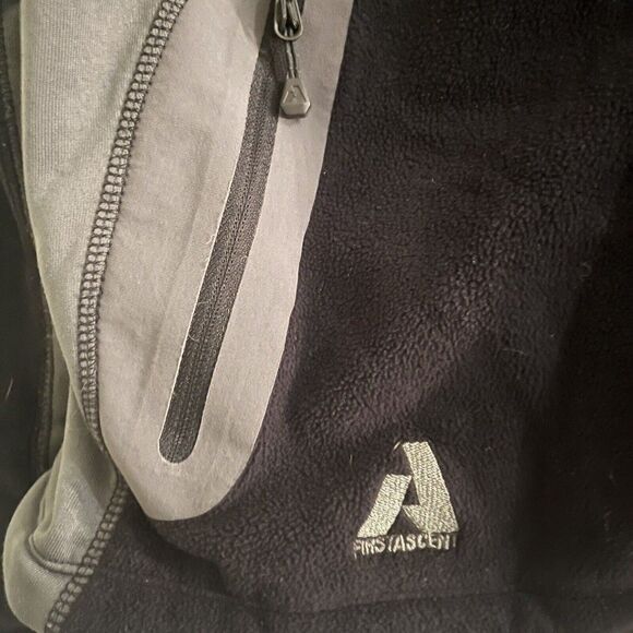 Eddie Bauer First Ascent Soft Shell Womens Jacket Black Company Logo Size Large - Picture 2 of 10